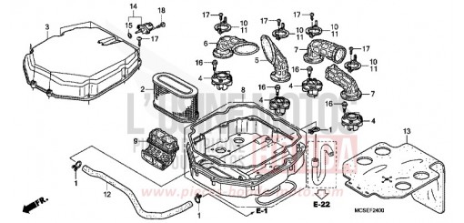 AIR CLEANER ST1300A9 de 2009